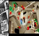 Obras de arte refeitas de LEGO