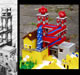 Obras de arte refeitas de LEGO