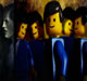 Obras de arte refeitas de LEGO