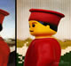 Obras de arte refeitas de LEGO